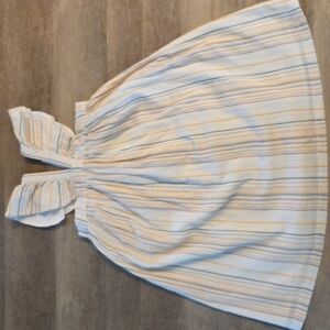 GAP- Blue and White Pleated Sundress with Flutter Sleeves. NWT! Size 5T!